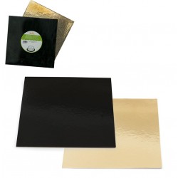 double-sided gold / black  -  32 x 32 cm x 4 mm - Decora
