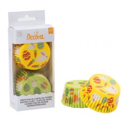 moldes cupcakes "Pascua" - 36pcs - 50 x 32 mm - Decora