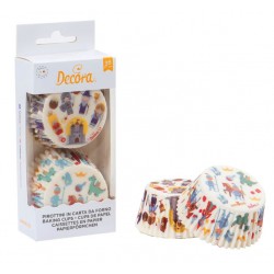 moldes de papel cupcakes - "cuento de hadas" - 36pcs - 5 x 3.2 cm - Decora