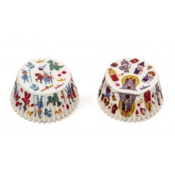 moldes de papel cupcakes - "cuento de hadas" - 36pcs - 5 x 3.2 cm - Decora