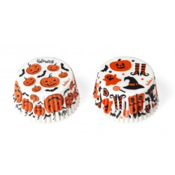 Caissettes à cupcake "halloween" - 36p - 50 x 32 mm - Decora