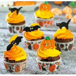 Baking cup "halloween" - 36p - 50 x 32 mm - Decora