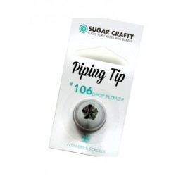 106 boquilla para "flor / drop flower" - Sugar Crafty
