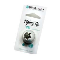 2D icing tip drop flower - Sugar Crafty