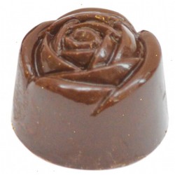 Rigid mold chocolates "roses" - ScrapCooking