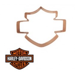 Ausstecher logo "Harley Davidson" - 11 x 8,5 cm - SK