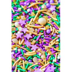Decorazione zucchero spinkles - "FAT TUESDAY" - 100g - Fancy Sprinkles