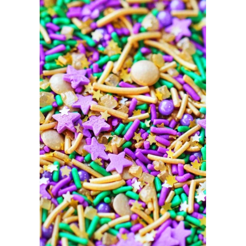 Décorations en sucre sprinkles "FAT TUESDAY" - 100g - Fancy Sprinkles