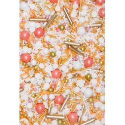 Sugar decoration sprinkles - "Rose Gold" - 100g - Fancy Sprinkles