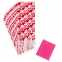 20 "hearts" confectionery bags - Wilton