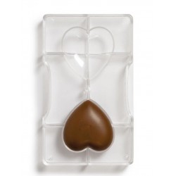 "heart" chocolate mold - Decora