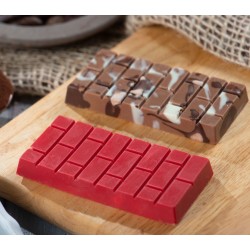 moule à chocolat "tablette brique" - Decora