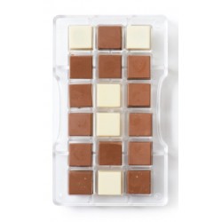 stampo per cioccolato "quadrato" - Decora