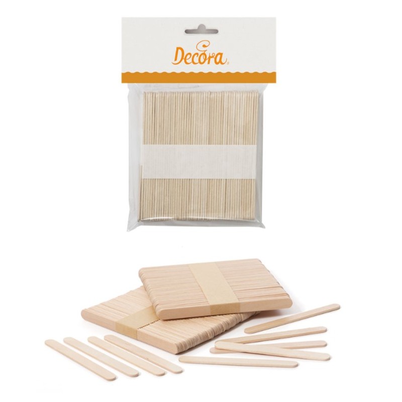 wooden sticks - 100 pieces - Decora