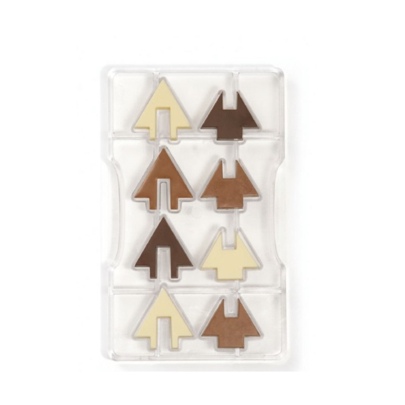 chocolate mold "interlocking fir" - Decora