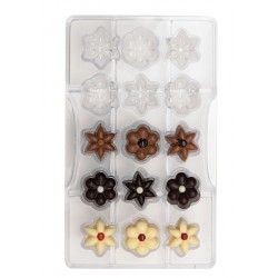 chocolate mold "flower" - Decora