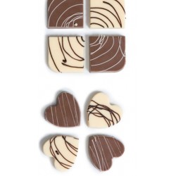 chocolate mold "quatrefoil" - Decora