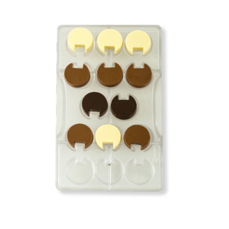 chocolate mold "interlocking round" - Decora