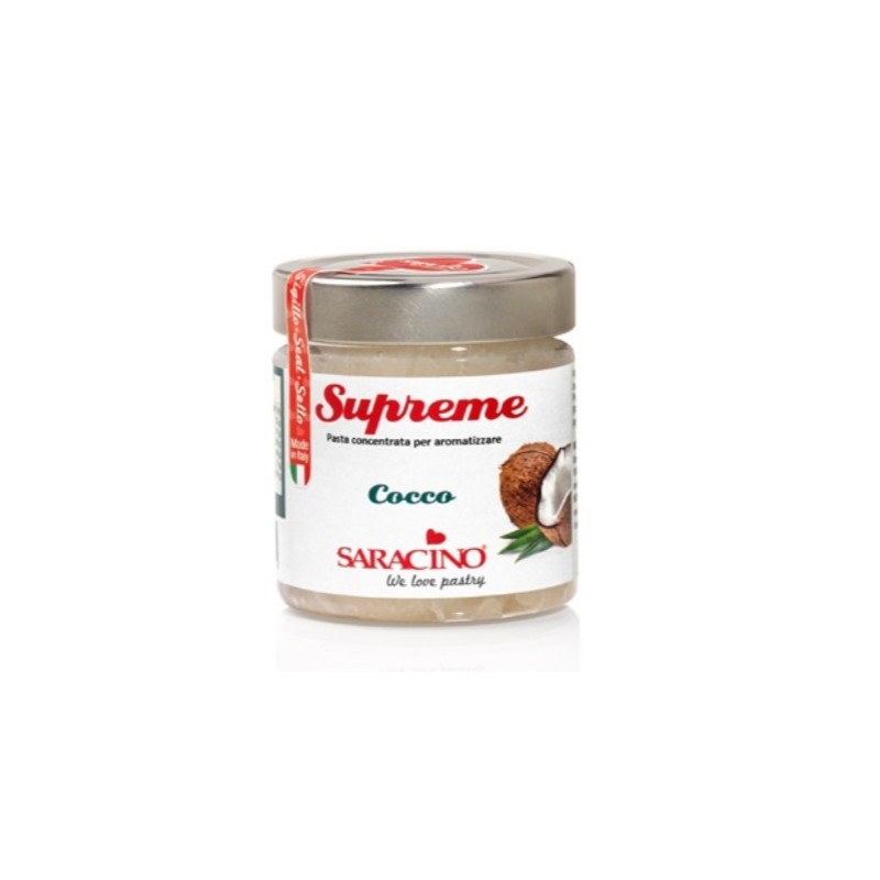 Konzentrierte aromatisierte Paste - Kokosnuss - 200g - Saracino