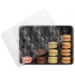 calage & couvercle pour 20 macarons