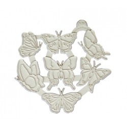 "butterflies" silicone embosser - Katy Sue