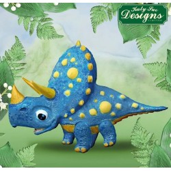 stampo in silicone triceratops - Katy Sue
