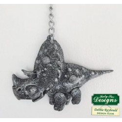 moule en silicone triceratops - Katy Sue