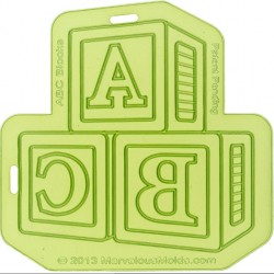 ABC-Blöcke Form - Silicone Onlay  - Marvelous Molds