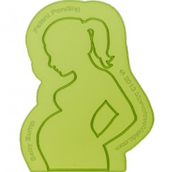 baby bump mold - Silicone Onlay - Marvelous Molds