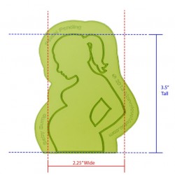 baby bump mold - Silicone Onlay - Marvelous Molds