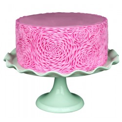 stampo tessitura "rosette ruffle simpress" / volante modello rosa  - Marvelous Molds