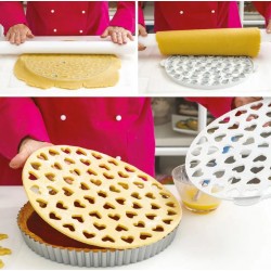 "heart" pastry cutter grid for tarts - Decora