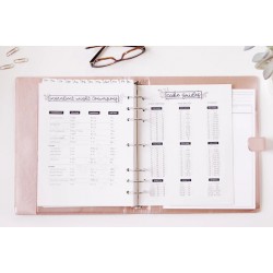 Cake and Cookie Planner rose gold