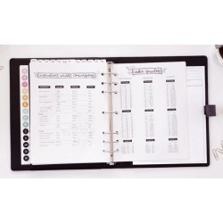 Cake and Cookie Planner black