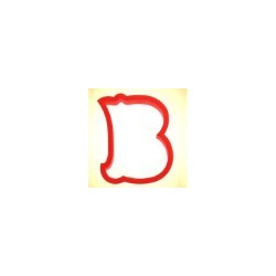 Tagliapasta  lettera B - 10,16 x 9,52 cm - CCutter
