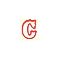 Cookie cutter letter C - 4" x 3,75" - CCutter