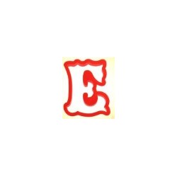 Cookie cutter letter E - 4" x 3,75" - CCutter