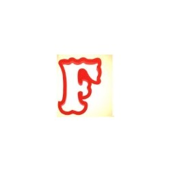 Cookie cutter letter F - 4" x 3,75" - CCutter