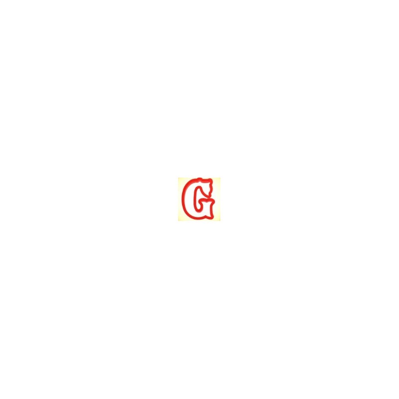 Cookie cutter letter G - 4" x 3,75" - CCutter