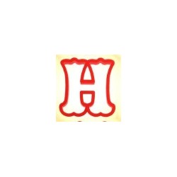 Emporte-pièce  lettre H - 10,16 x 9,52 cm - CCutter