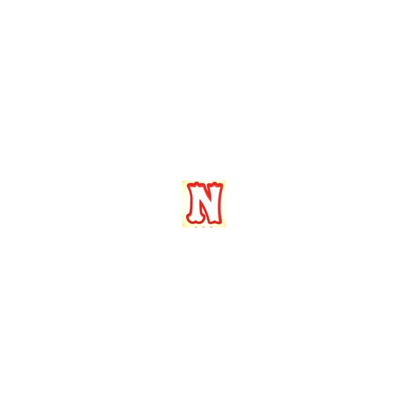 Emporte-pièce  lettre N - 10,16 x 9,52 cm - CCutter