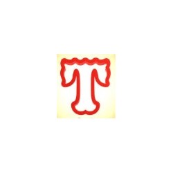 Cookie cutter letter T - 4" x 3,75" - CCutter