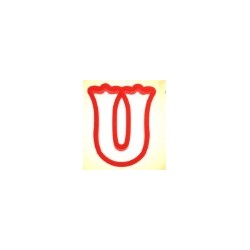 Tagliapasta  lettera U - 10,16 x 9,52 cm - CCutter