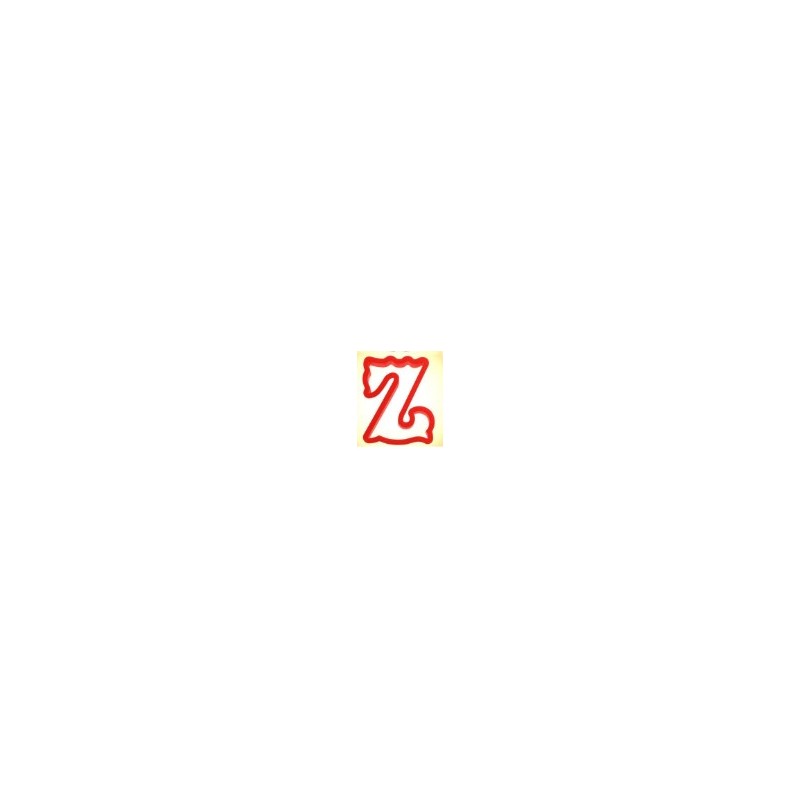 Tagliapasta  lettera Z - 10,16 x 9,52 cm - CCutter