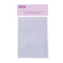 small Clear Gift Bags with Ties - 50 piece