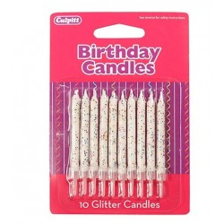 candele bianche scintillio x 10 - Culpitt