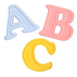 Mini uppercase Alphabet Set 26 Piece - Cake Star Push Easy Cutters