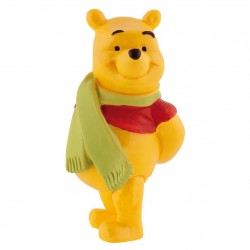figurine - Winnie the pooh with scarf - Winnie the Pooh