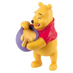 figurine - Winnie the pooh with jar of honey - Winnie the Pooh