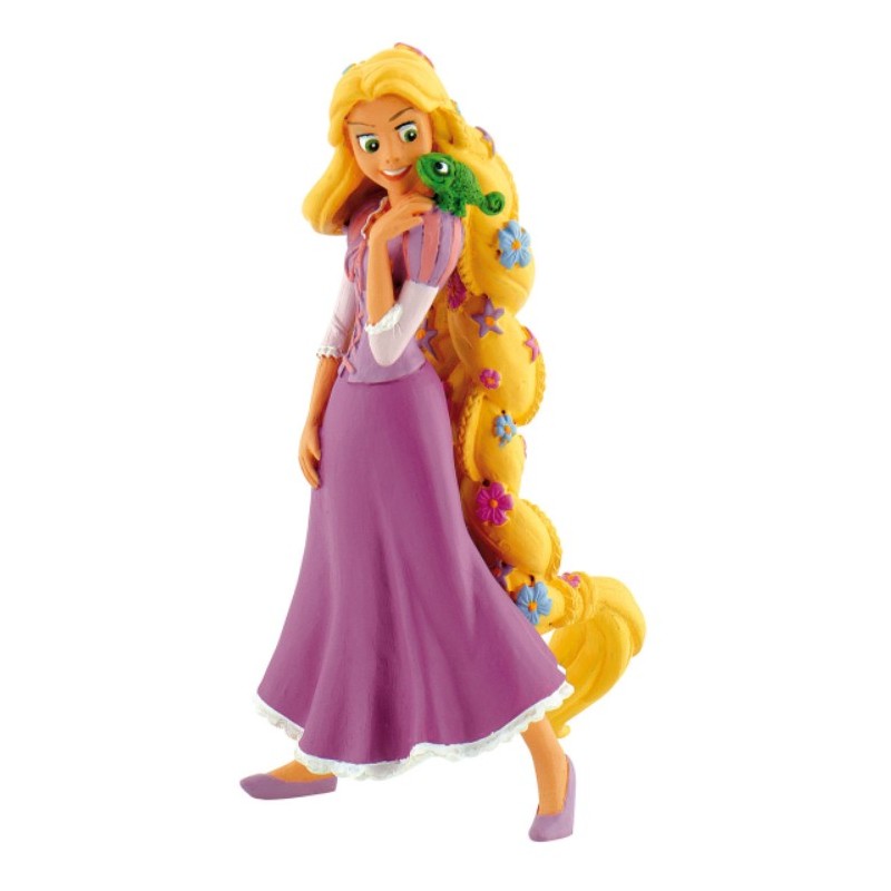 Figurina - Rapunzel con fiori - Rapunzel